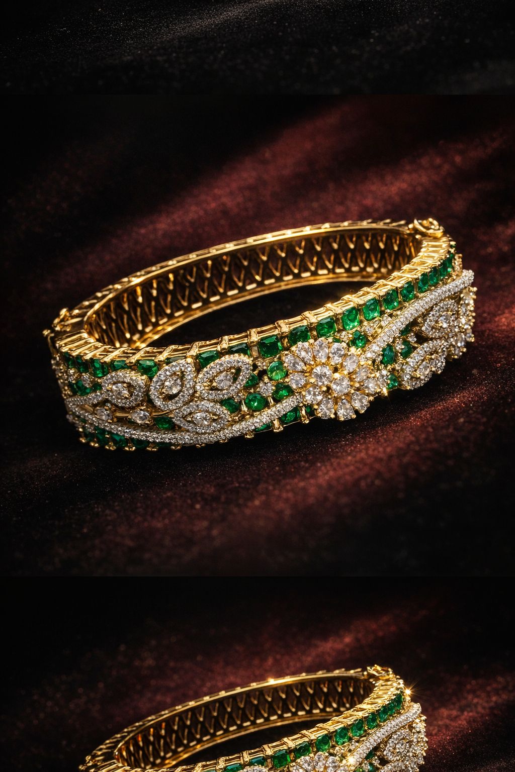 Emerald Bracelet detail